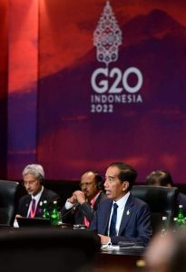 Presiden RI Joko Widodo selaku Presiden G 20 