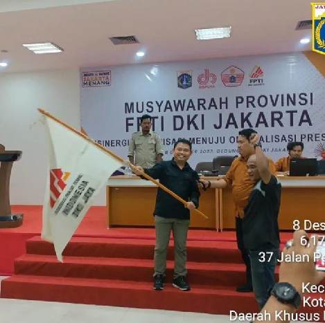 Diyson Toba Ketua Umum Terpilih FPTI DKI Jakarta Periode 2023 - 2027