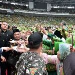 Presiden Jokowi Hadir Di Harlah Muslimat NU Ke 78 Di SUBK , Jakarta.