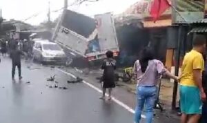 Kecelakaan Beruntun Di Puncak Cisarua Bogor (23/1/24)