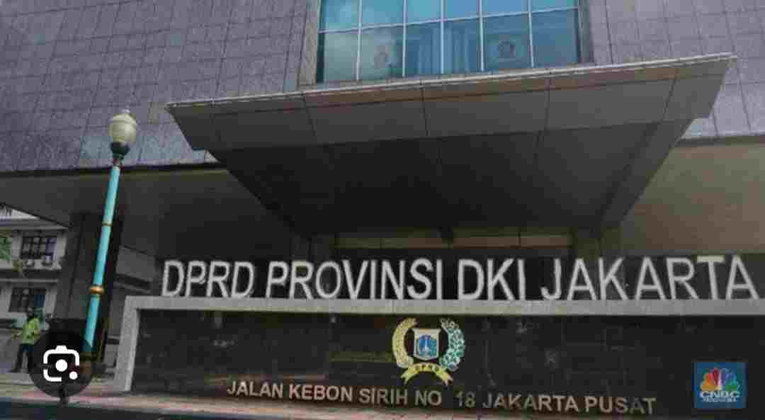 Tampak Muka Kantor DPRD Provinsi DKI Jakarta Kebon Sirih, Jakarta Pusat