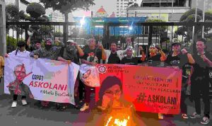 Aksi PD KMHDI Jakarta Mendesak Sri Mulyani Copot Askolani Sebagai Dirjen Bea Cukai