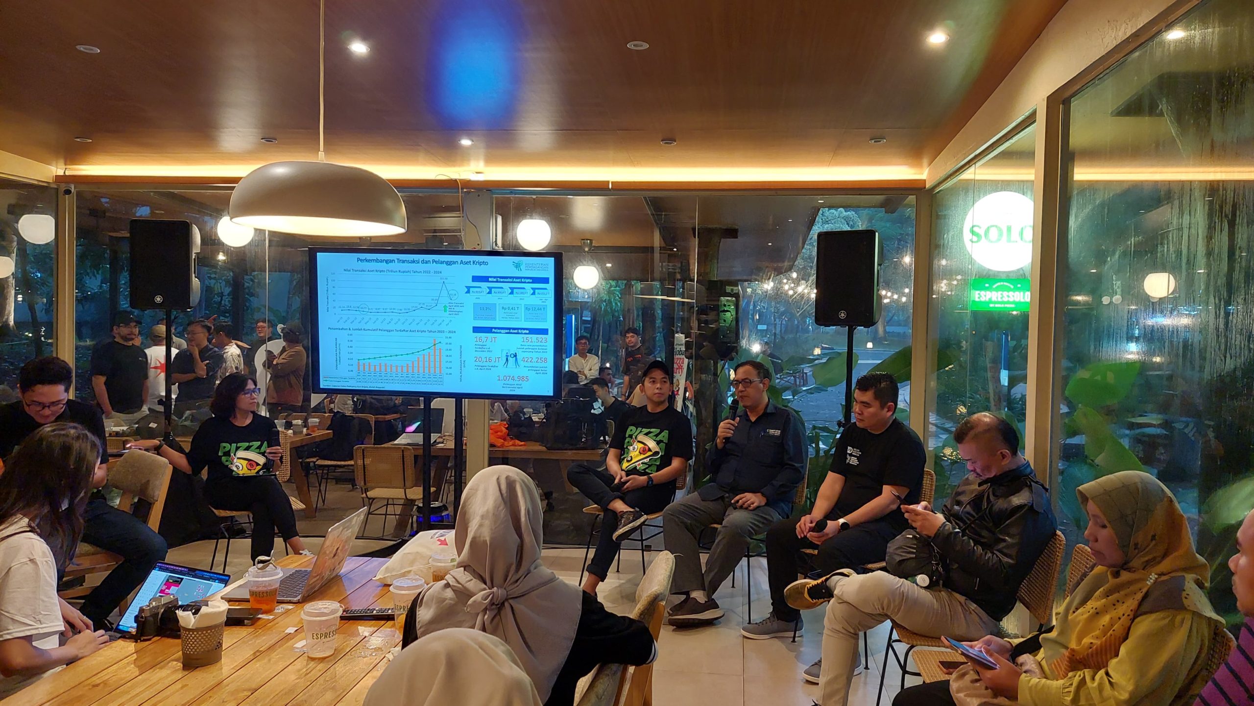 Tokocrypto gelar Global Pizza Party x Bulan Literasi Kripto di Jakarta pada 22 Mei 2024. Sumber: Tokocrypto.