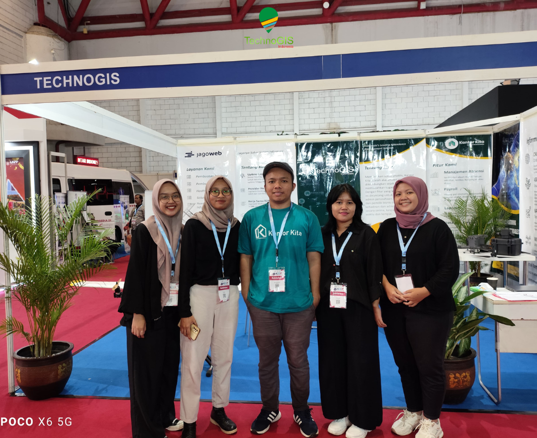 Booth PT TechnoGIS Indonesia pada Expo ICEF 2024