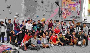Peserta Sosialisasi Olahraga Panjat Tebing FPTI Jakarta Timur (02/06/24) Gor Ciracas Jakarta Timur