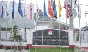 Tampak Depan Gedung KPU Provinsi Gorontalo