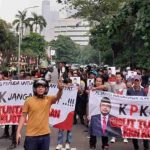 Aksi Aliansi Mahasiswa & Pemuda Untuk Keadlilan Rakyat (5/8/24) Gd Merah Putih KPK Kuningan, Jakarta Selatan