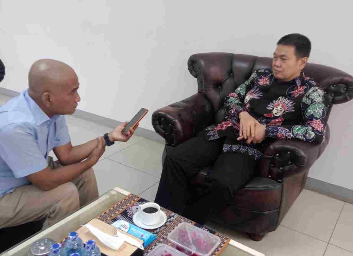 Andri Yansyah Kadispora Provinsi DKI Jakarta Pada Saat Wawancara Khusus Markaberita.id (08/08/24)