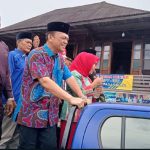 Bakal Calon Walikota dan Wakil Walikota Pagar Alam Hepy- Efsi Mendaftarkan Diri ke KPUD