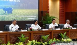 Menteri Keuangan Sri Mulyani Indrawati dalam konferensi pers APBN Kita, Senin (23/9/24)