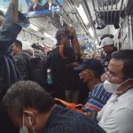 Photo Situasi Gervong KRL Comuter Line Depok - Jakarta Kota Pukul 18.00 wiib (15/10/24)