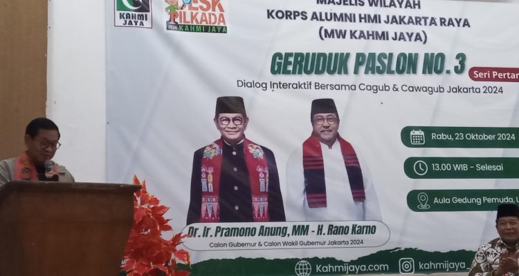 Pramono Anum Di Acara Kahmi Jaya Rabu (23/10/24) Rawamangun Jakarta Timur