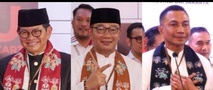 3 Cagub DKI Jakarta