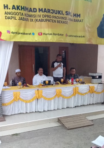 H AKHMAD MARJUKI ,SM,MM Anggota Komisi IV  DPRD Provinsi Jabar  Dapil Jabar IX  Menggelar Sosper No 1 Tahun 2021