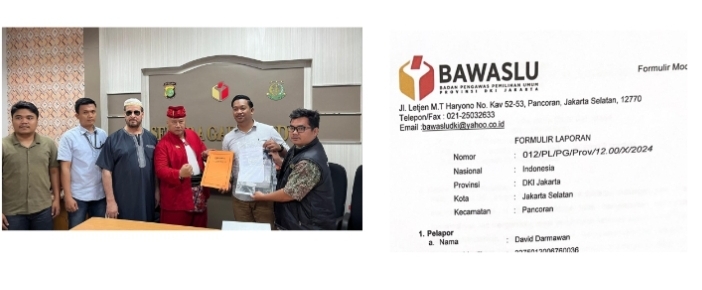 Ormas Betawi Bangkit Laporkan Suswono Ke Bawaslu