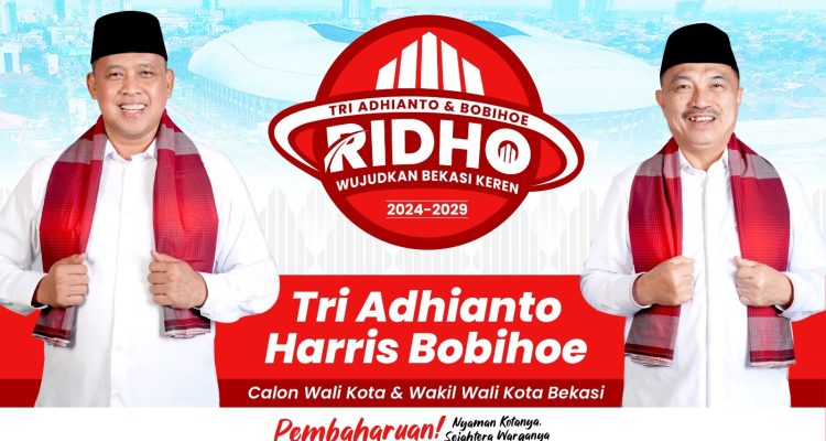 Paslon Tri Adhianto-Abdul Harris Bobihoe Pada Pilwakot Bekasi 2024