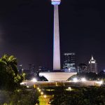 Monumen Nasional (Monas) Pada Malam Hari