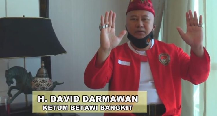 H. David Darmawan Ketum Betawi Bangkit