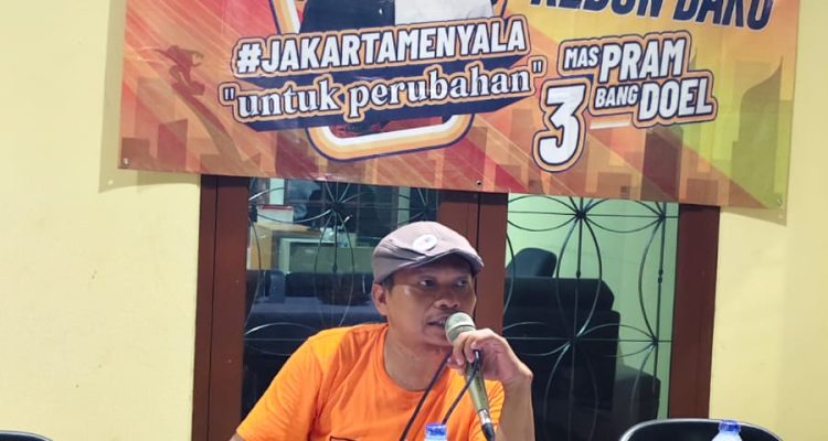 Adjie Rimbawan Koordinator Presedium Gerakan Kolaborasi Jakarta (GKJ)