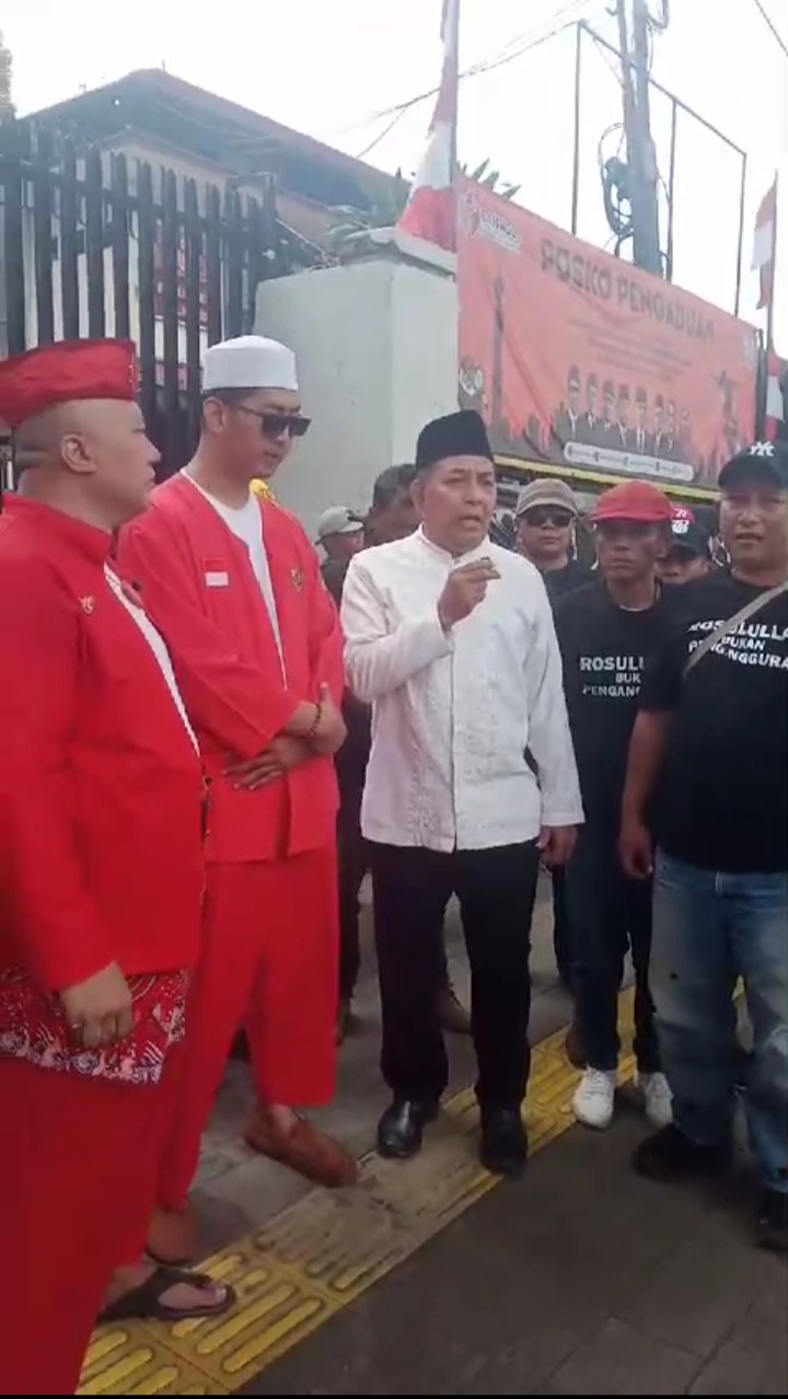 Aksi Grudug Bawaslu Laskar Suku Betawi Dan Ormas Betawi Bangkit Tuntut Suswono Diadili