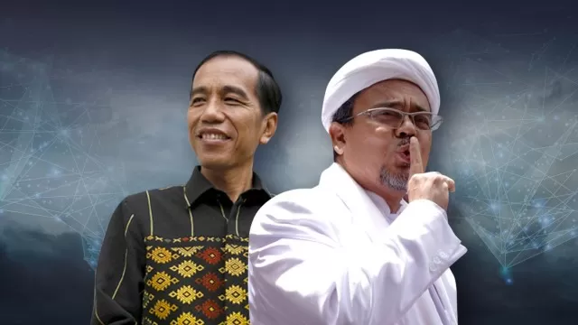 Kolase Jokowi Dan Habib Rieziq Shihab